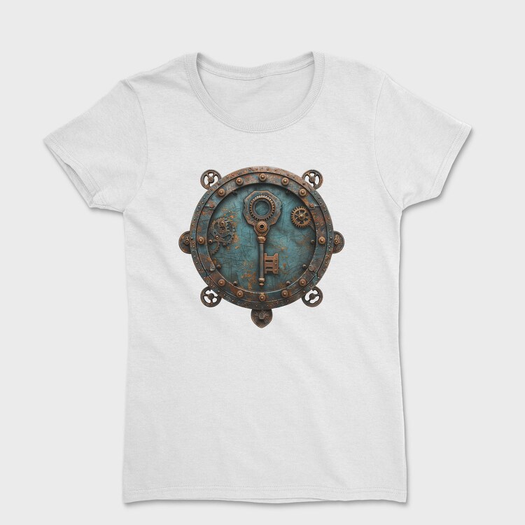 Steampunk Key Lock, Tricou Femei