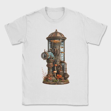 Steampunk Lighthouse Clipart, Tricou Barbati (Unisex)