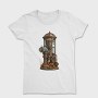Steampunk Lighthouse Clipart, Tricou Femei