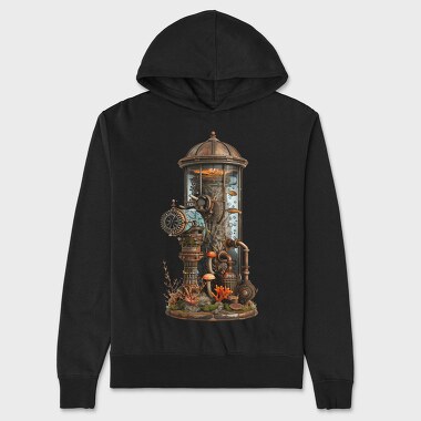 Steampunk Lighthouse Clipart, Hanorac Oversize Barbati (Unisex)