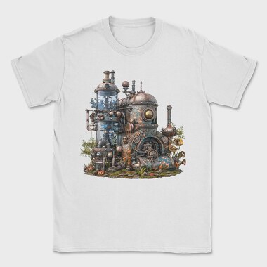 Steampunk Machine Gear, Tricou Barbati (Unisex)
