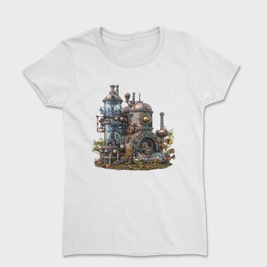 Steampunk Machine Gear, Tricou Femei