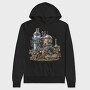 Steampunk Machine Gear, Hanorac Oversize Barbati (Unisex)