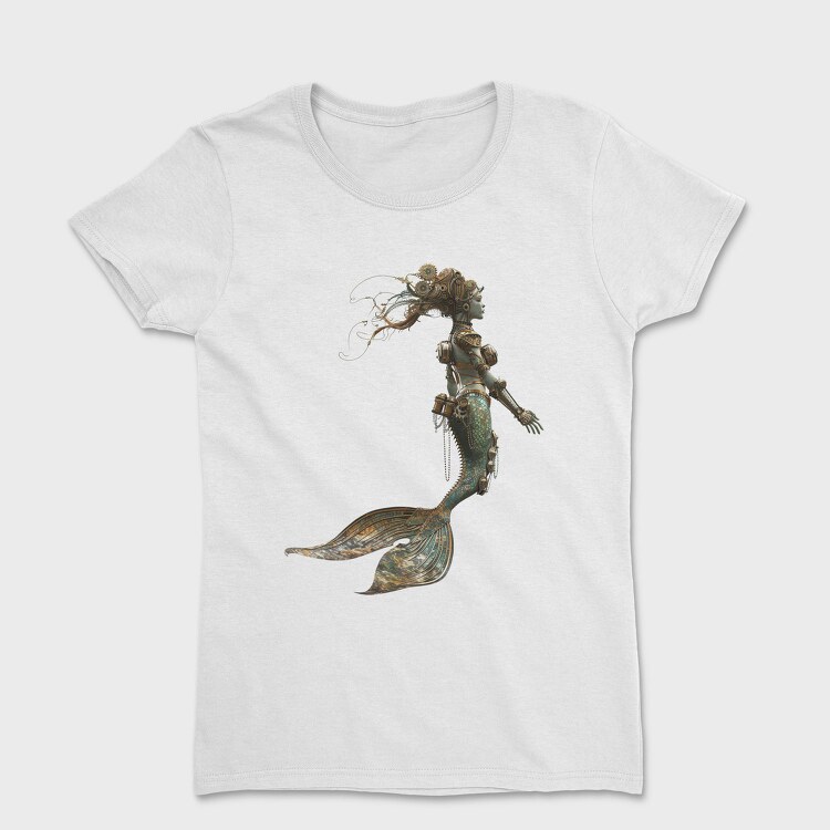 Steampunk Mermaid 03, Tricou Femei