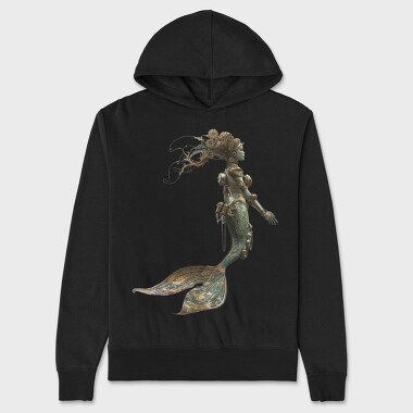Steampunk Mermaid 03, Hanorac Oversize Barbati (Unisex)