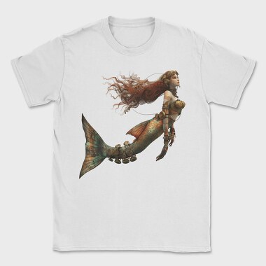 Steampunk Mermaid Tail, Tricou Barbati (Unisex)