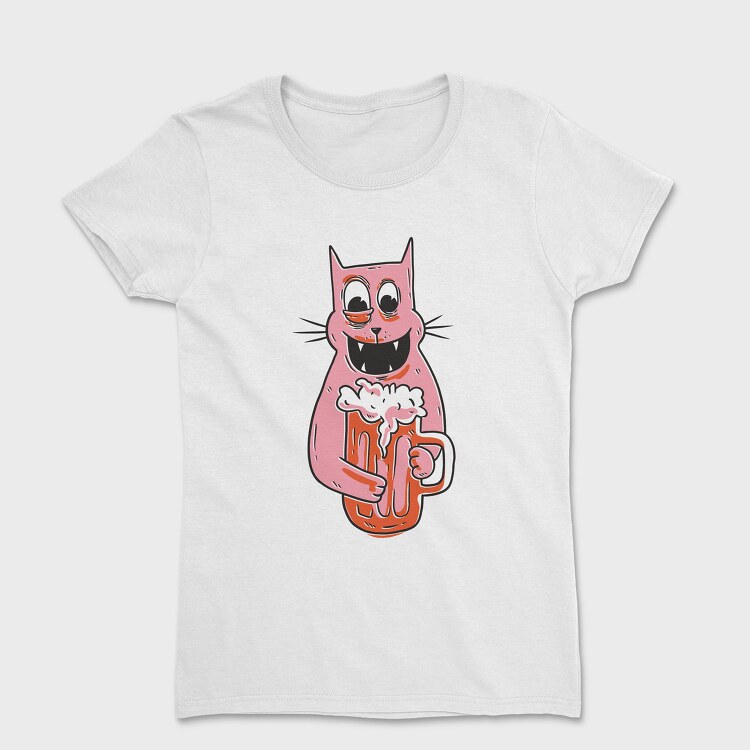 Drunk Cat, Tricou Femei