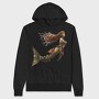 Steampunk Mermaid Tail, Hanorac Oversize Barbati (Unisex)