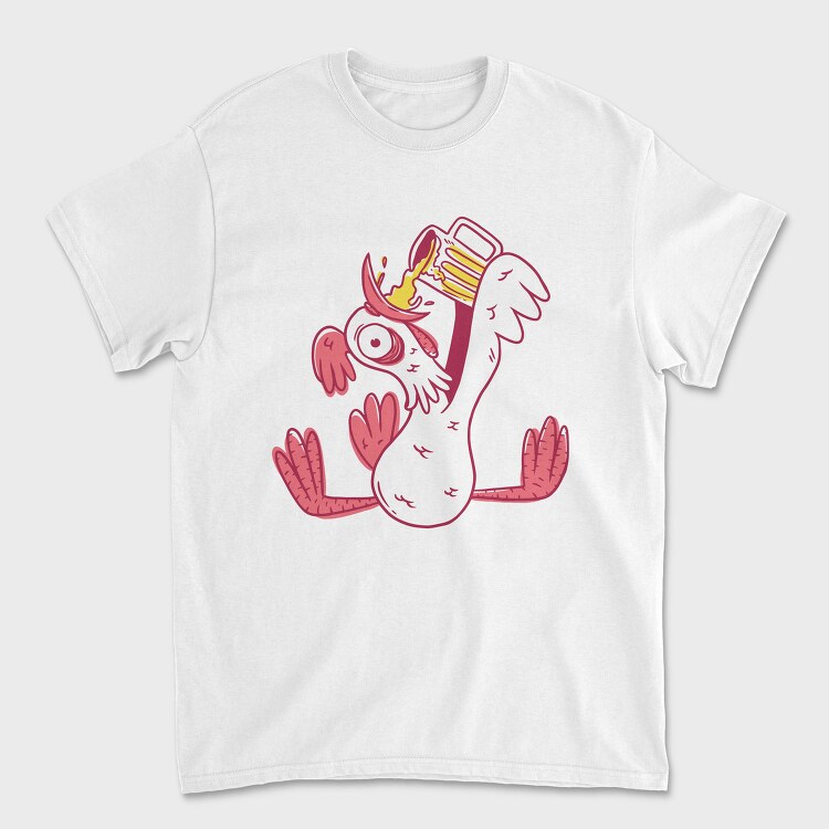 Drunk Rooster, Tricou Barbati (Unisex)