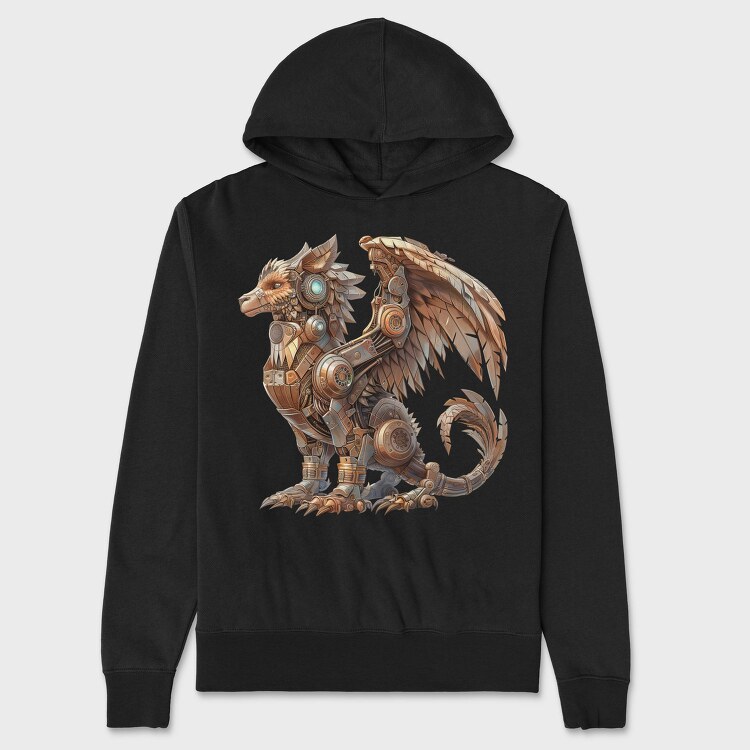 Steampunk Monster Gear, Hanorac Oversize Barbati (Unisex)