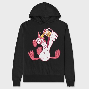Drunk Rooster, Hanorac Oversize Barbati (Unisex)