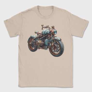Steampunk Motorcycle, Tricou Barbati (Unisex)