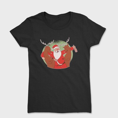 Drunk Santa, Tricou Femei