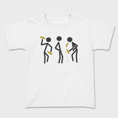 Drunk Stick Figures Request, Tricou Copii