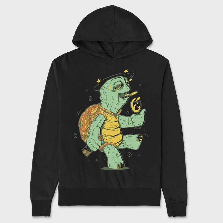 Drunk Turtle, Hanorac Oversize Barbati (Unisex)