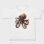 Steampunk Octopus Goggles, Tricou Copii