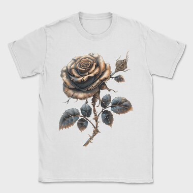 Steampunk Rose Gears, Tricou Barbati (Unisex)