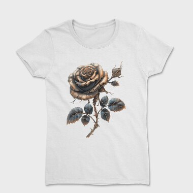 Steampunk Rose Gears, Tricou Femei