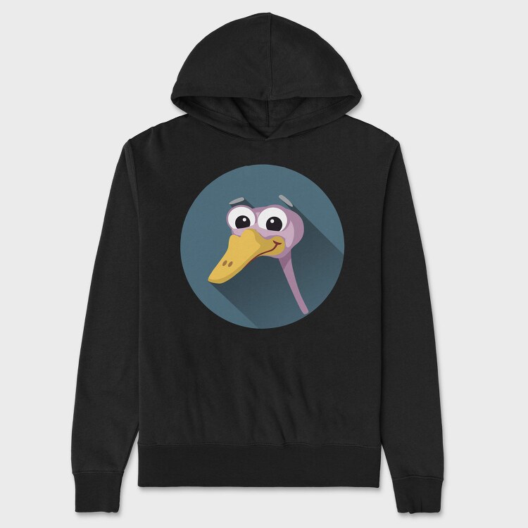 Ducky Smile, Hanorac Oversize Barbati (Unisex)