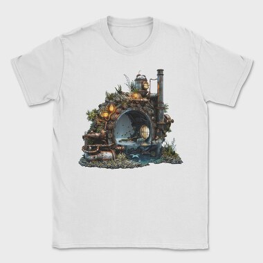 Steampunk Sea Clipart, Tricou Barbati (Unisex)