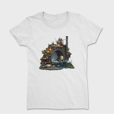 Steampunk Sea Clipart, Tricou Femei