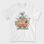 Frog Musician Magic Bard Cottage, Tricou Barbati (Unisex)