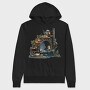Steampunk Sea Clipart, Hanorac Oversize Barbati (Unisex)