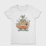 Frog Musician Magic Bard Cottage, Tricou Femei