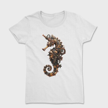 Steampunk Seahorse Gears, Tricou Femei