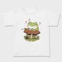 Frog Playing Drums Mushroom, Tricou Copii