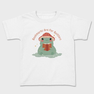 Frog Reading Book Cute, Tricou Copii
