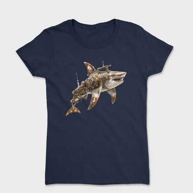 Steampunk Shark 106021004, Tricou Femei