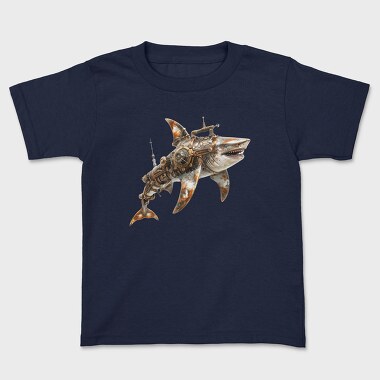 Steampunk Shark 106021004, Tricou Copii