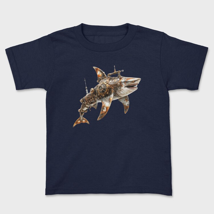 Steampunk Shark 106021004, Tricou Copii