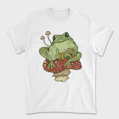 Froggy Mushroom, Tricou Barbati (Unisex)