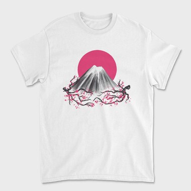 Fuji Mountain Japanese Nature, Tricou Barbati (Unisex)