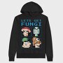 Fungi Cartoon Characters Let S Get Pixel, Hanorac Oversize Barbati (Unisex)