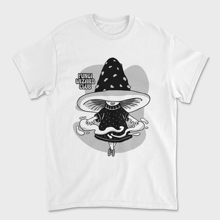 Fungi Cartoon Wizard Club, Tricou Barbati (Unisex)