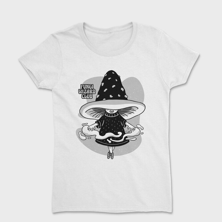 Fungi Cartoon Wizard Club, Tricou Femei