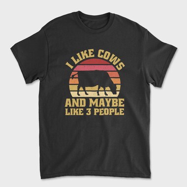 I Like Love Cows, Tricou Barbati (Unisex)