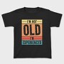 I M Not Old I M Experienced Retro Sunset, Tricou Copii