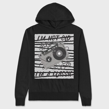 Im A Classic Cassette, Hanorac Oversize Barbati (Unisex)