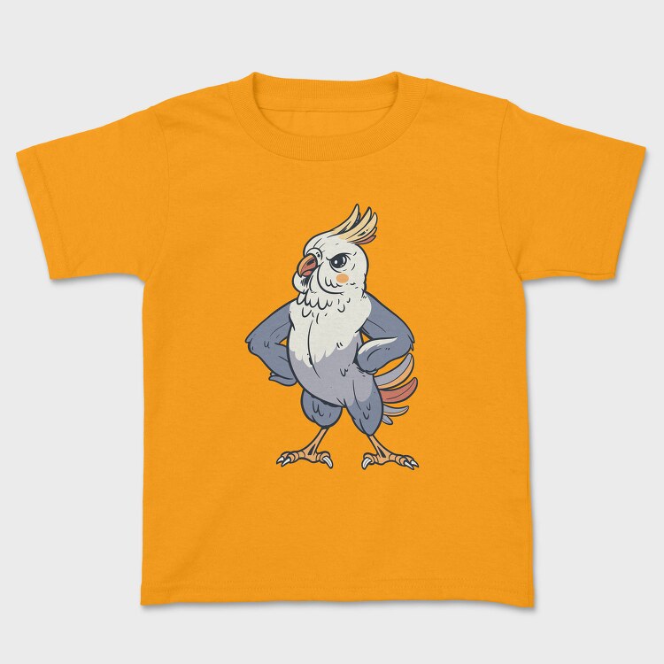 Indignant Cockatiel, Tricou Copii