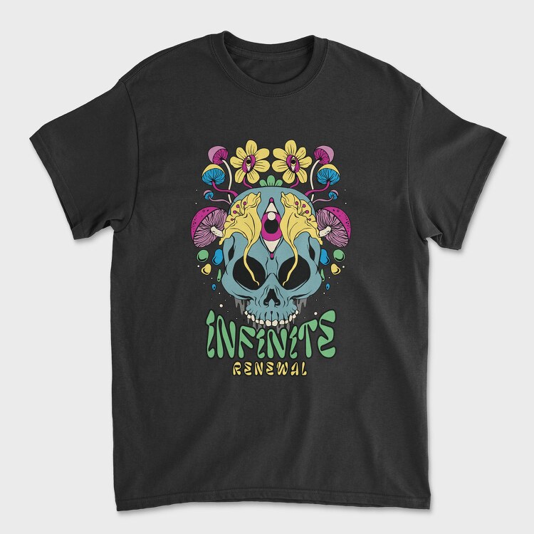 Infinite Renewal Psychedelic, Tricou Barbati (Unisex)
