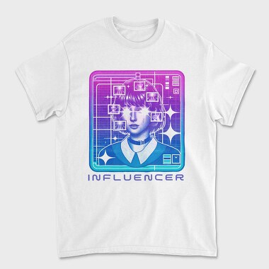 Influencer Digital, Tricou Barbati (Unisex)