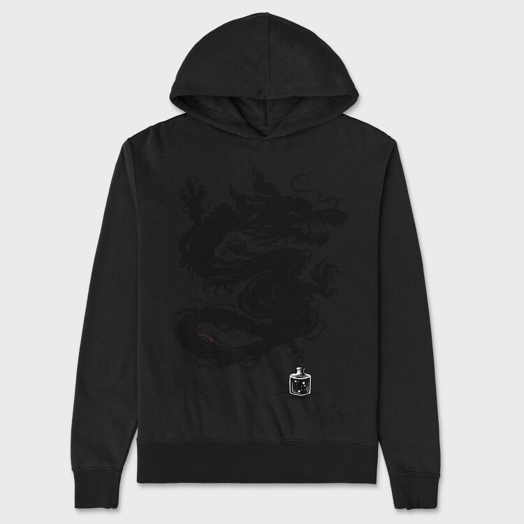 Ink Dragon, Hanorac Oversize Barbati (Unisex)