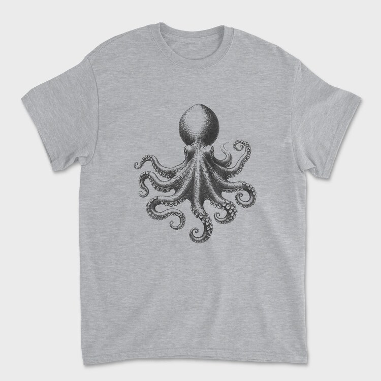 Intricate Octopus, Tricou Barbati (Unisex)