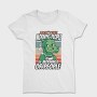 Introvert Cartoon Dinosaur Coffee, Tricou Femei
