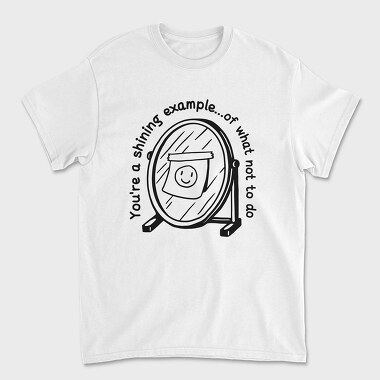 Ironic Mirror, Tricou Barbati (Unisex)