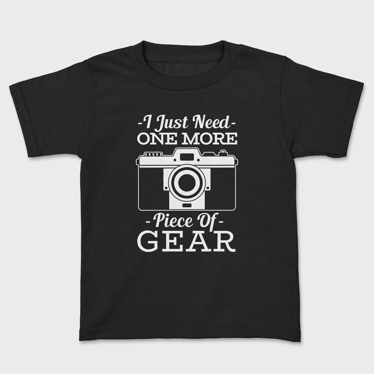 Camera Gear Photographer, Tricou Copii